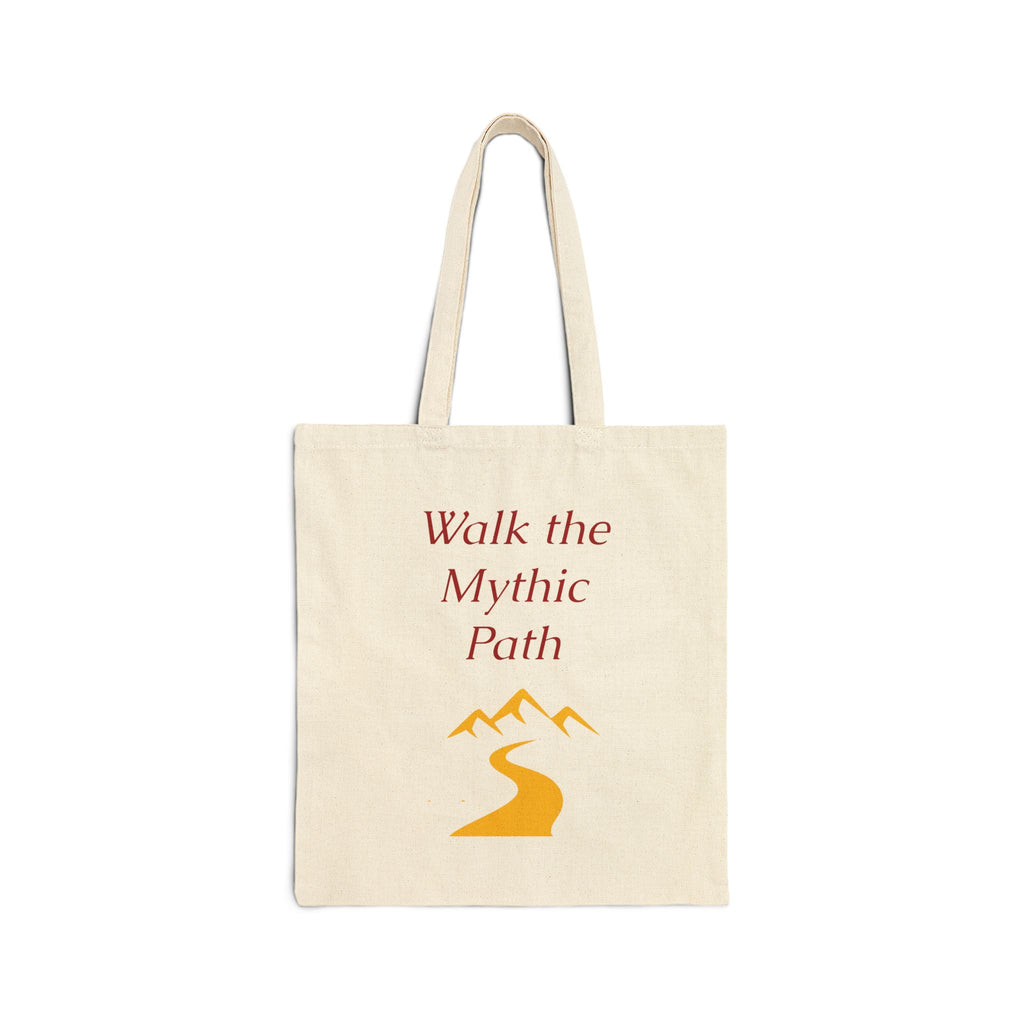 "Walk the Mythic Path" Canvas Tote Bag
