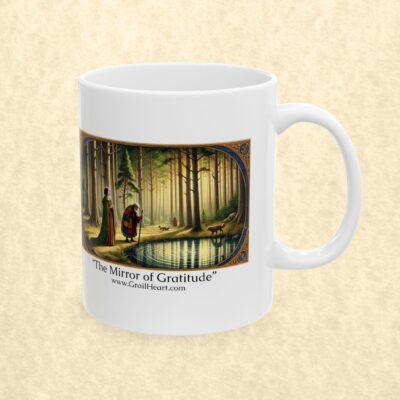 "The Mirror of Gratitude" Ceramic Mug