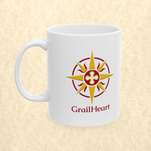 GrailHeart Compass Ceramic Mug - Image 2