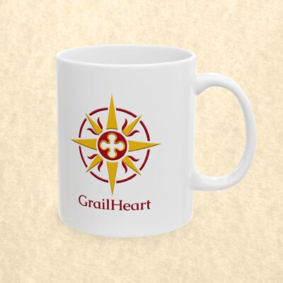 GrailHeart Compass Ceramic Mug