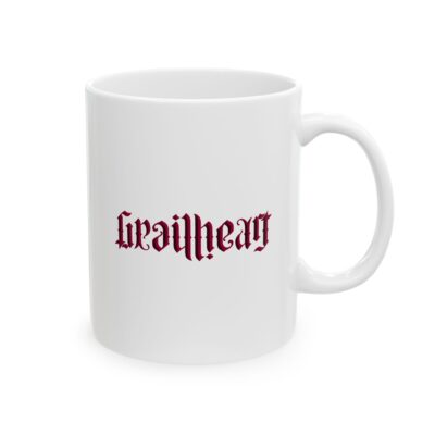 GrailHeart Ambigram Ceramic Mug (Red)
