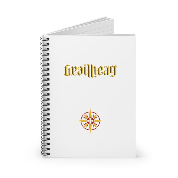 GrailHeart Ambigram Notebook - Ruled Line - Image 2