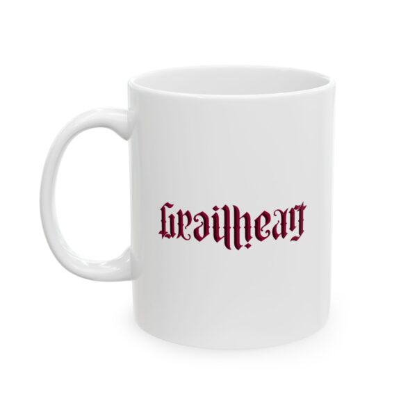 GrailHeart Ambigram Ceramic Mug (Red) - Image 2